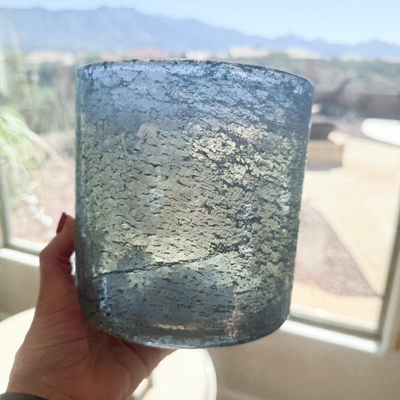 Ombre Glass Candle Votives Set of 2 - Picture 2 of 9